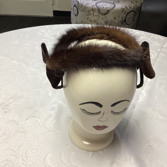 Mink head band. Hat vintage - Picture 1 of 9